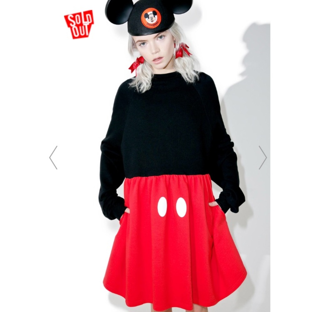 RARE Lazy oaf X Disney Mickey Mouse Sweater Dress